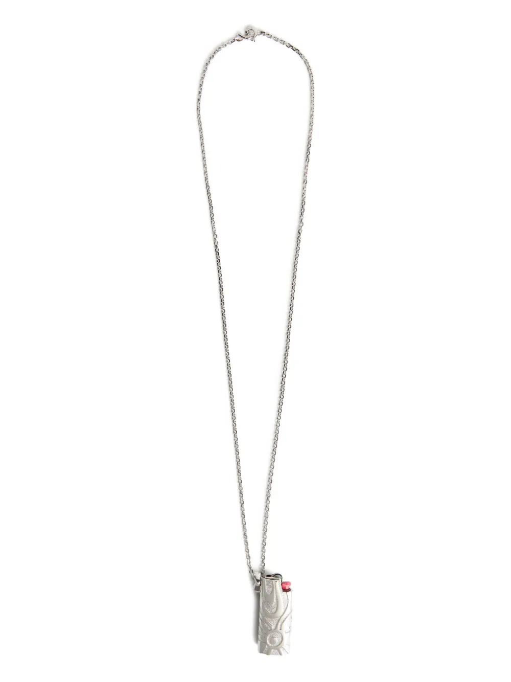 Pucci Lighter Case Mini Necklace In Metallic