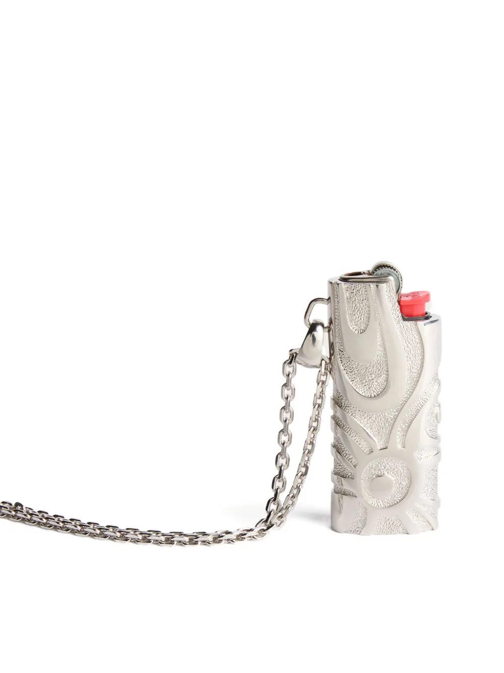 Pucci Lighter Case Mini Necklace In Metallic