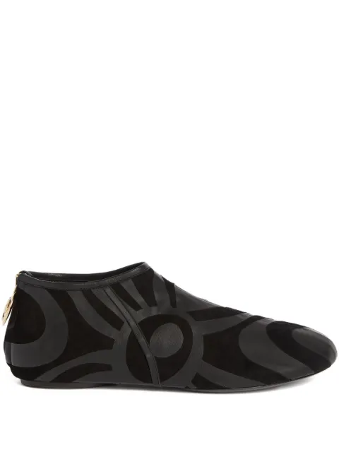PUCCI print zip flat shoes