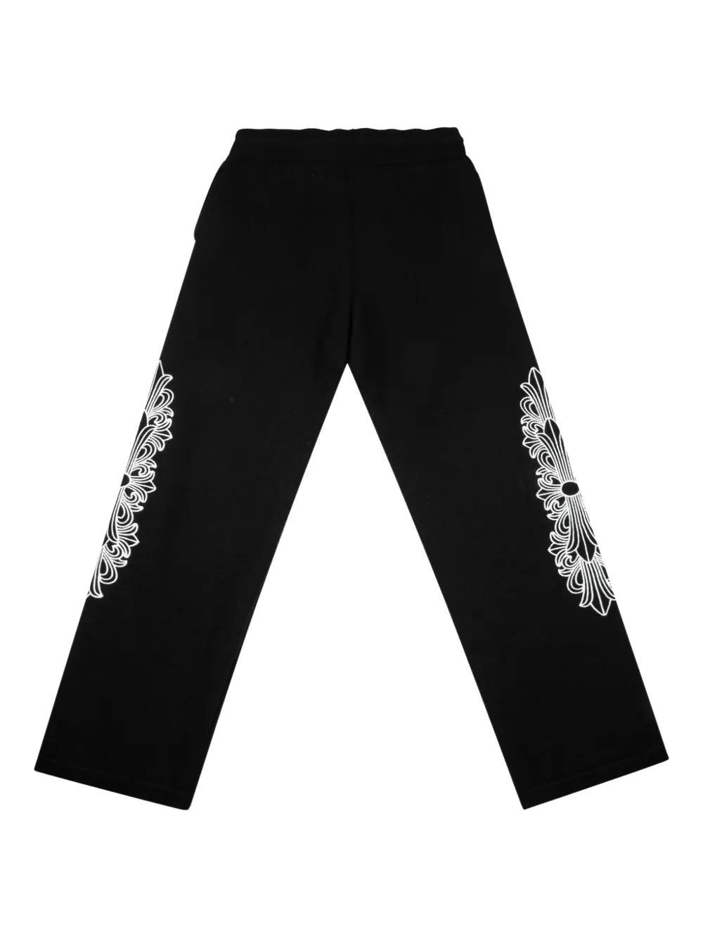 Chrome Hearts floral cross logo track pants - Zwart
