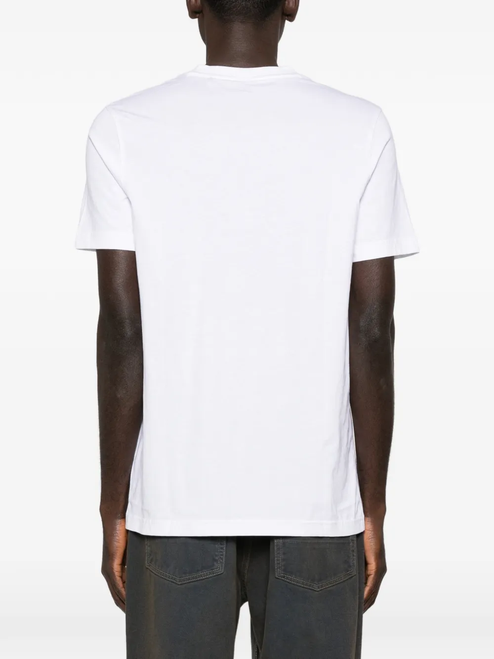 BOSS T-shirt met grafische print Wit