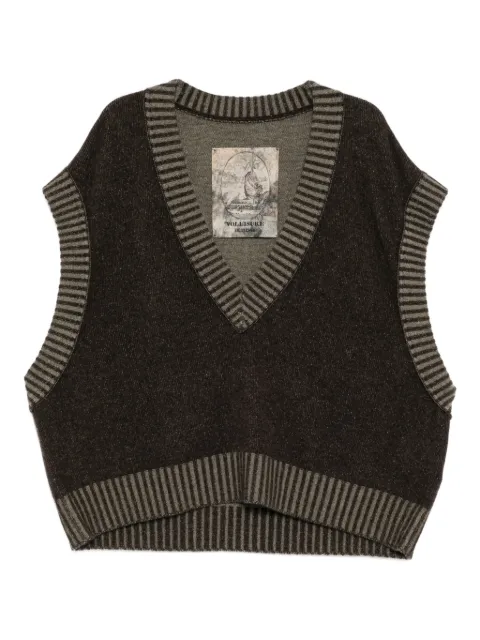 Ziggy Chen sleeveless v-neck vest