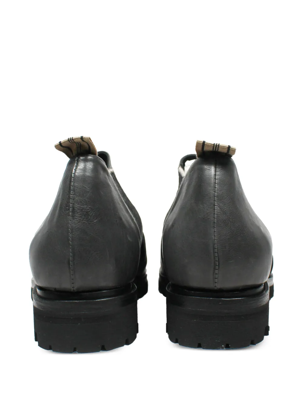 Ziggy Chen Leren Chelsea laarzen Grijs