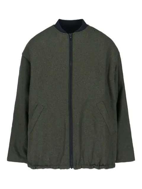 Cap zip-up jacket