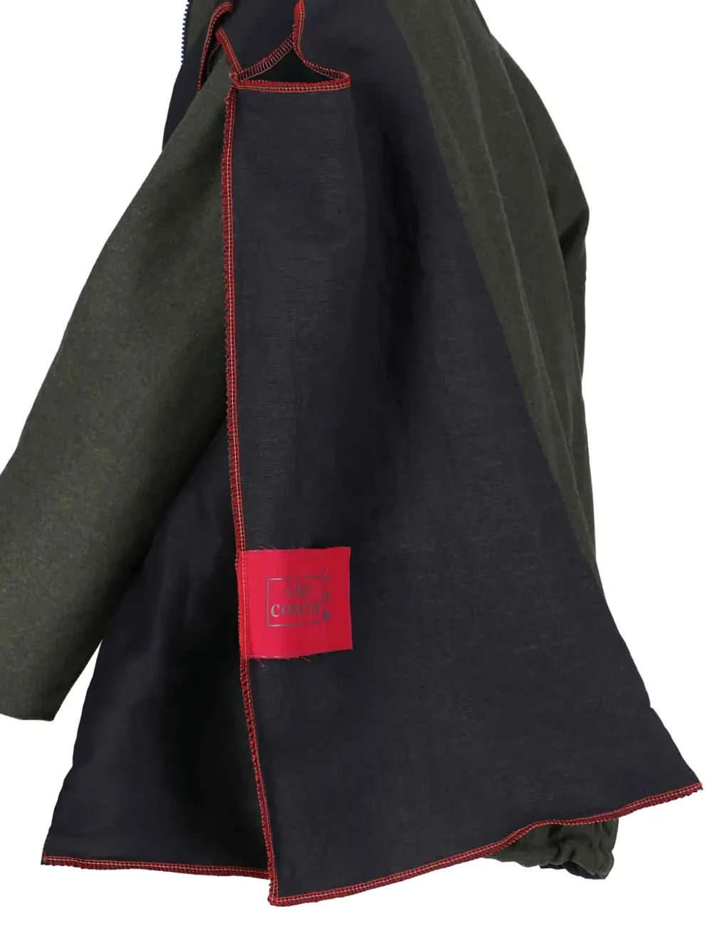 Cap Zip-up Jacket In Green