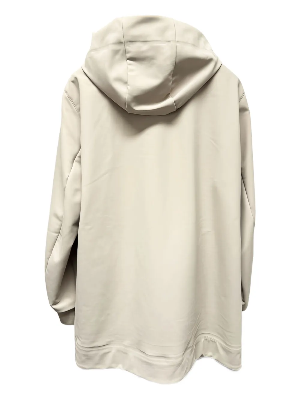 Hèskimo Zip-fastening Hooded Coat In Neutral