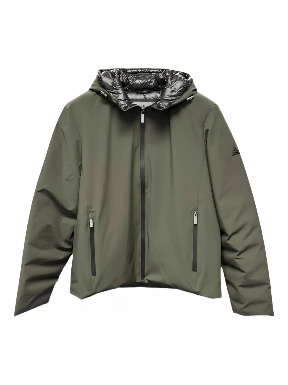 HèSKIMO zip-fastening hooded jacket | Green | Image 1