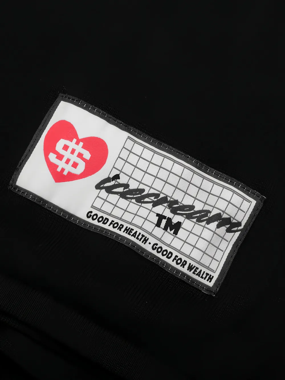  Icecream Touch Down Short-sleeve T-shirt - Black 