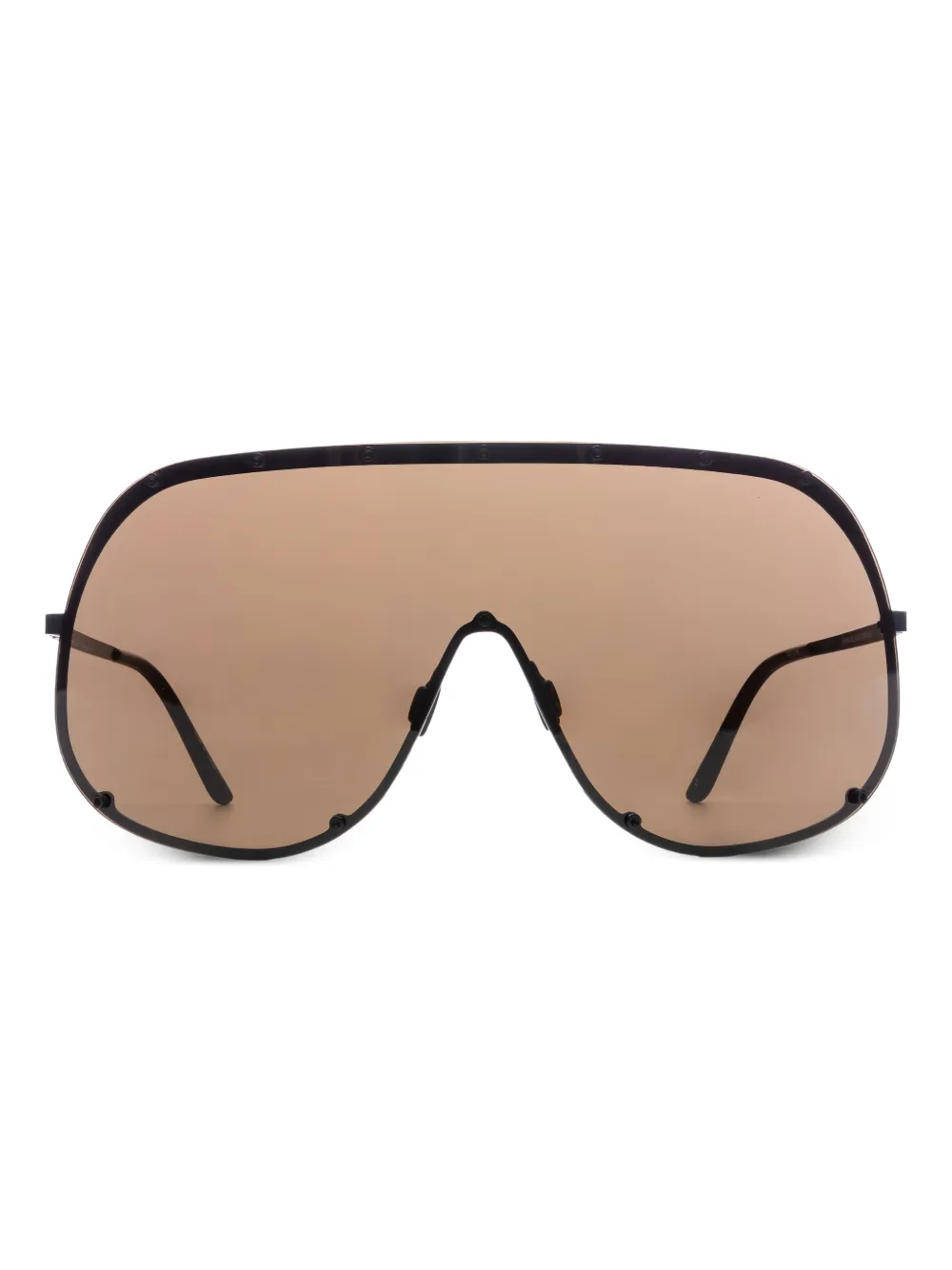 Rick Owens DRKSHDW shield-frame sunglasses | Black | Image 1