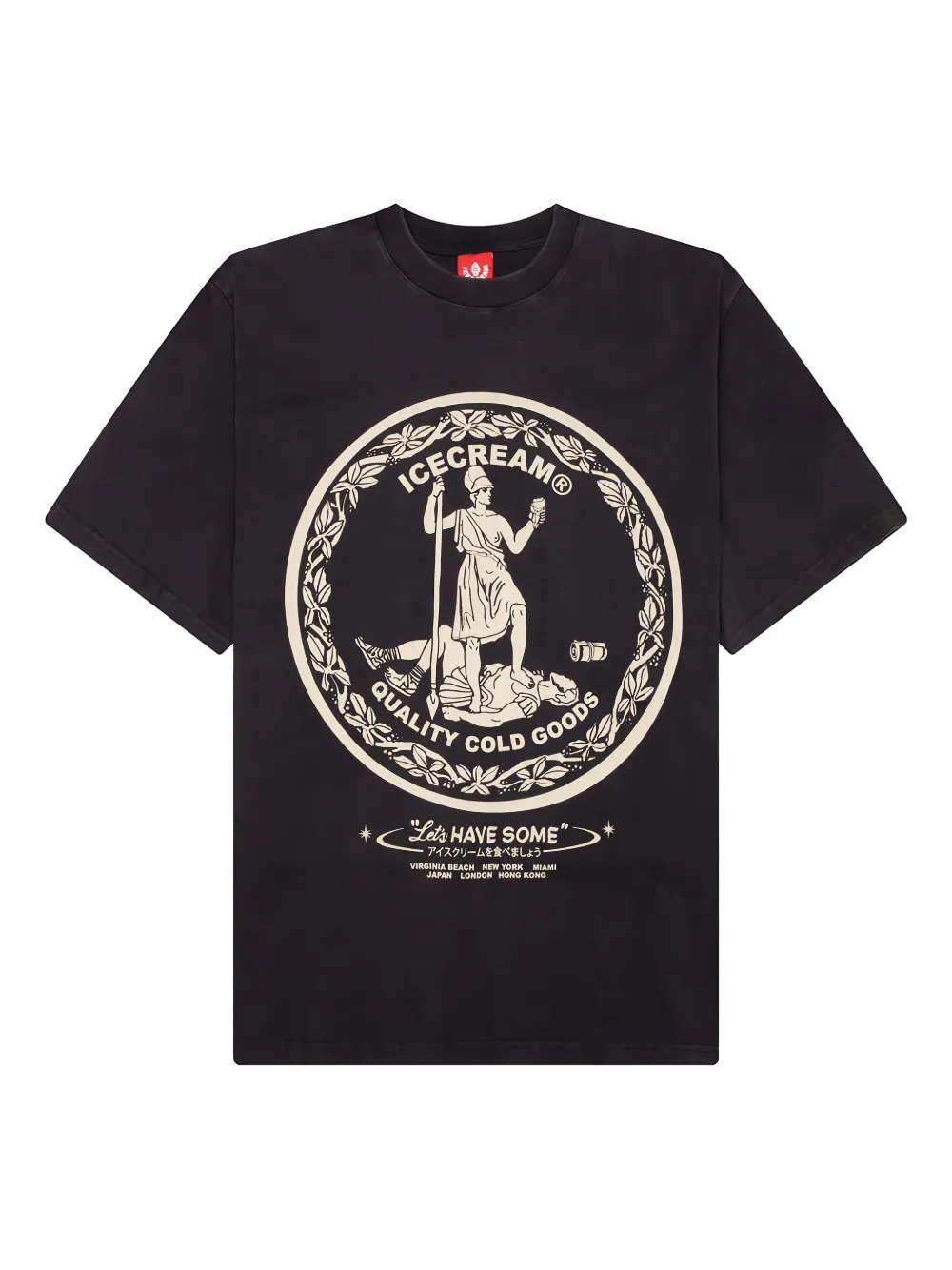 ICECREAM Seal graphic-print T-shirt | Grey | Image 1