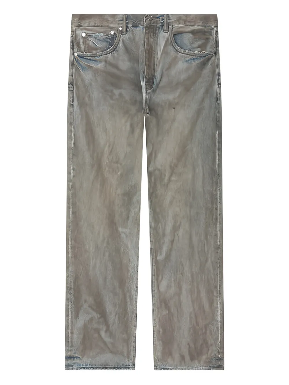 Purple Brand Jeans met logopatch Grijs