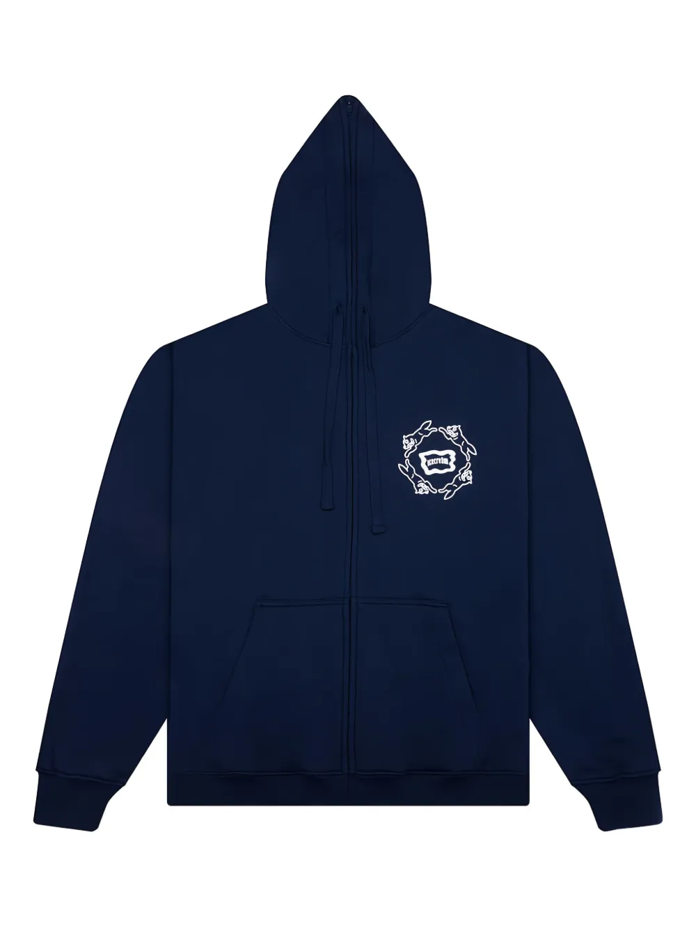 ICECREAM graphic-print hoodie | Blue | Image 1