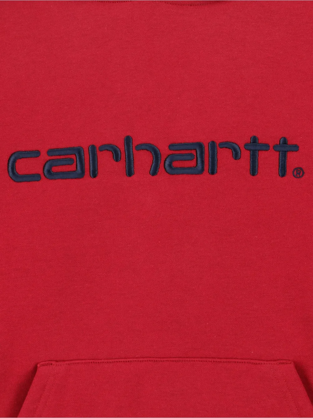 Carhartt WIP Hoodie met logodetail Rood
