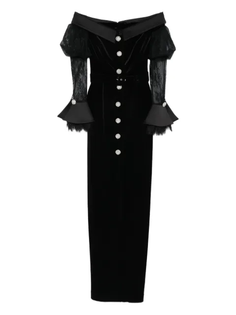 SILK LOVE & LACE vestido largo Andrea