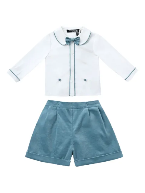 Moustache side-pocket short set (set of two)