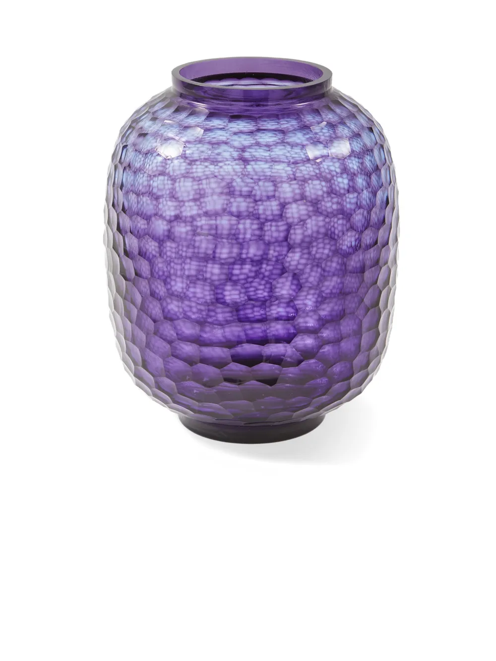POLSPOTTEN large Honeycomb vase (33cm x 26.5 cm) | Purple | Image 1
