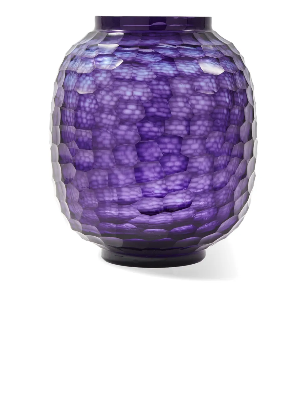 POLSPOTTEN small Honeycomb vase (26.5cm x 24cm) - Paars