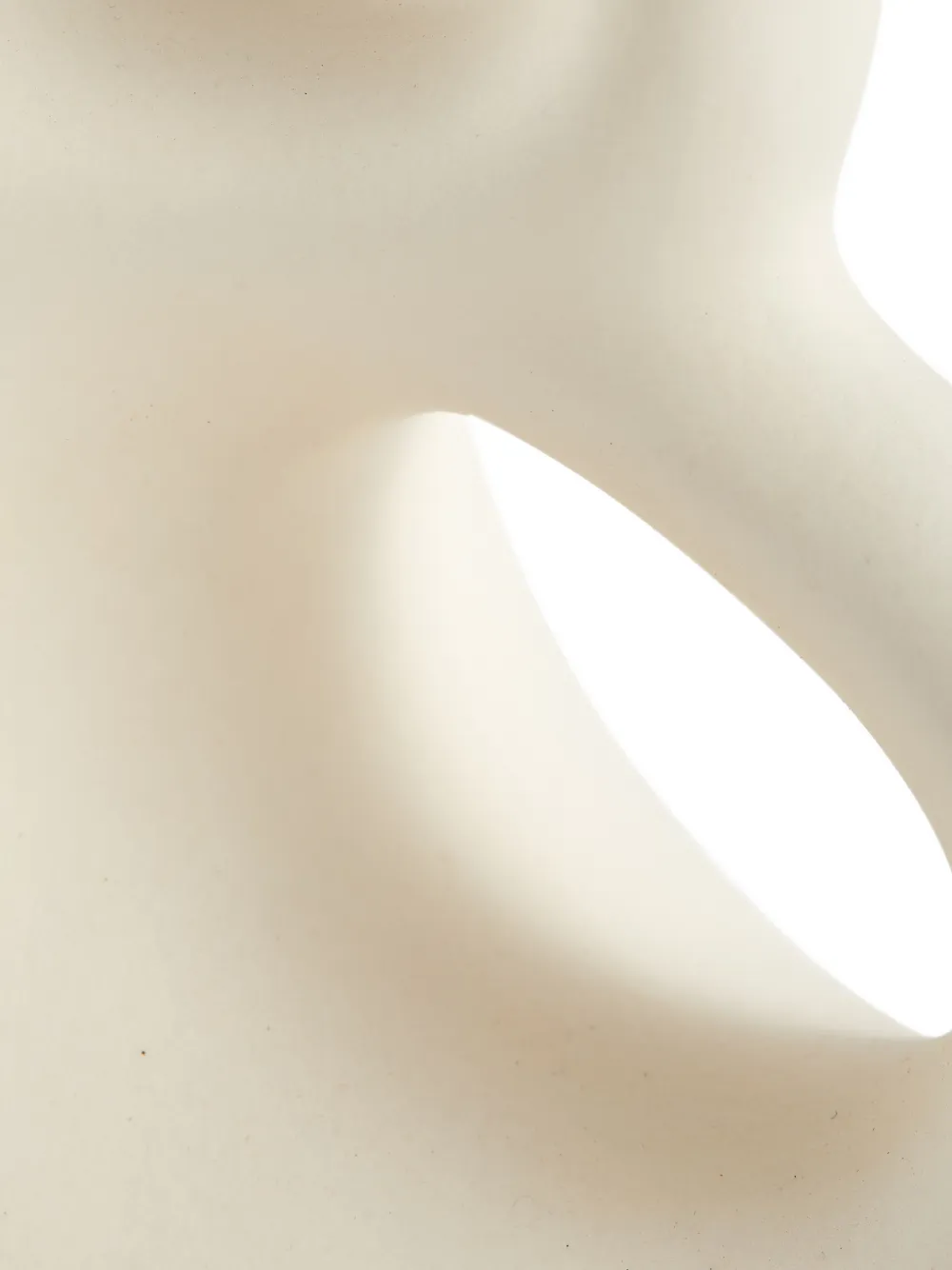 Polspotten Three Ears Vase (21cm X 9cm) In White