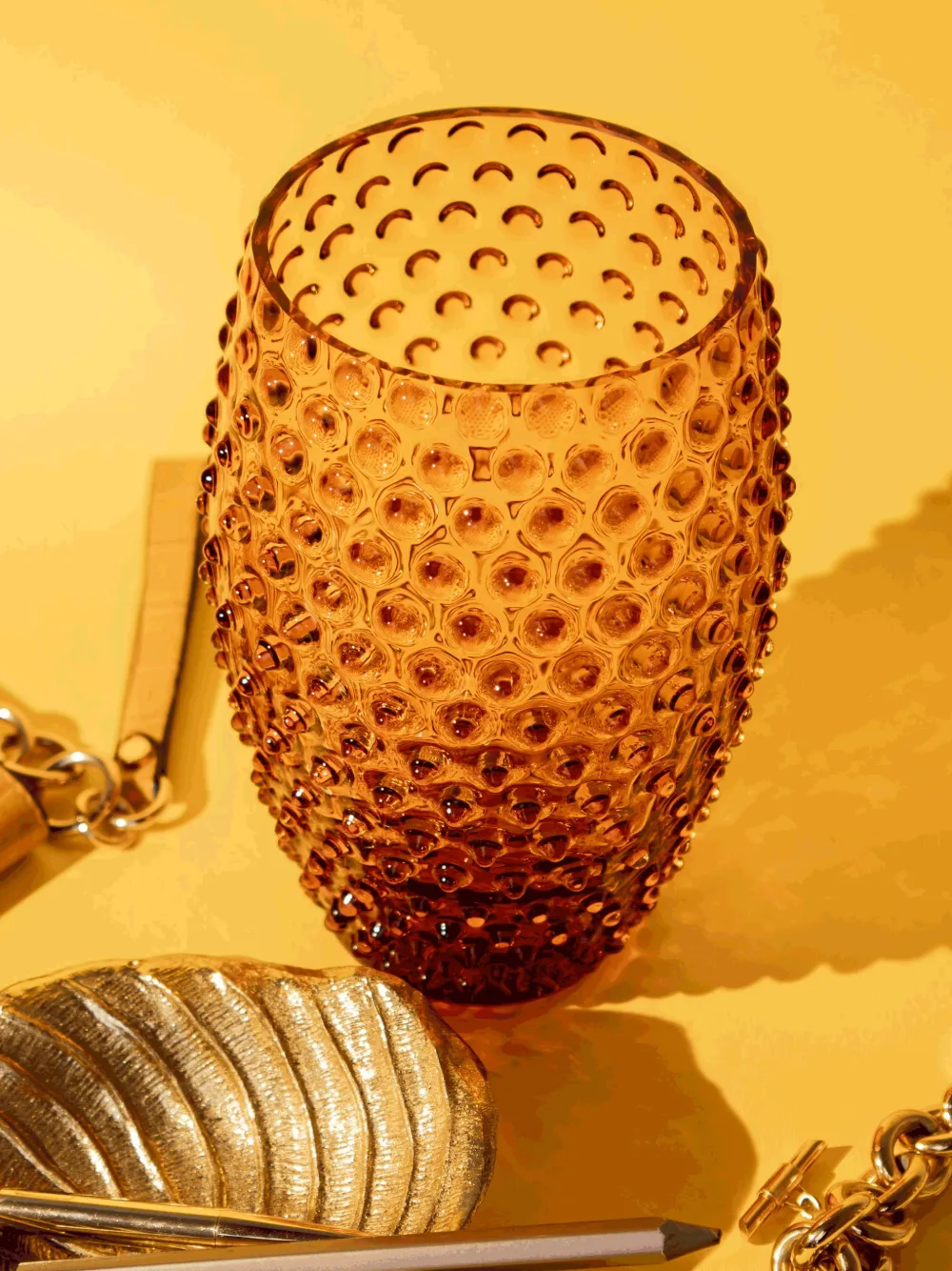 Klimchi Vases Amber Uni In Yellow