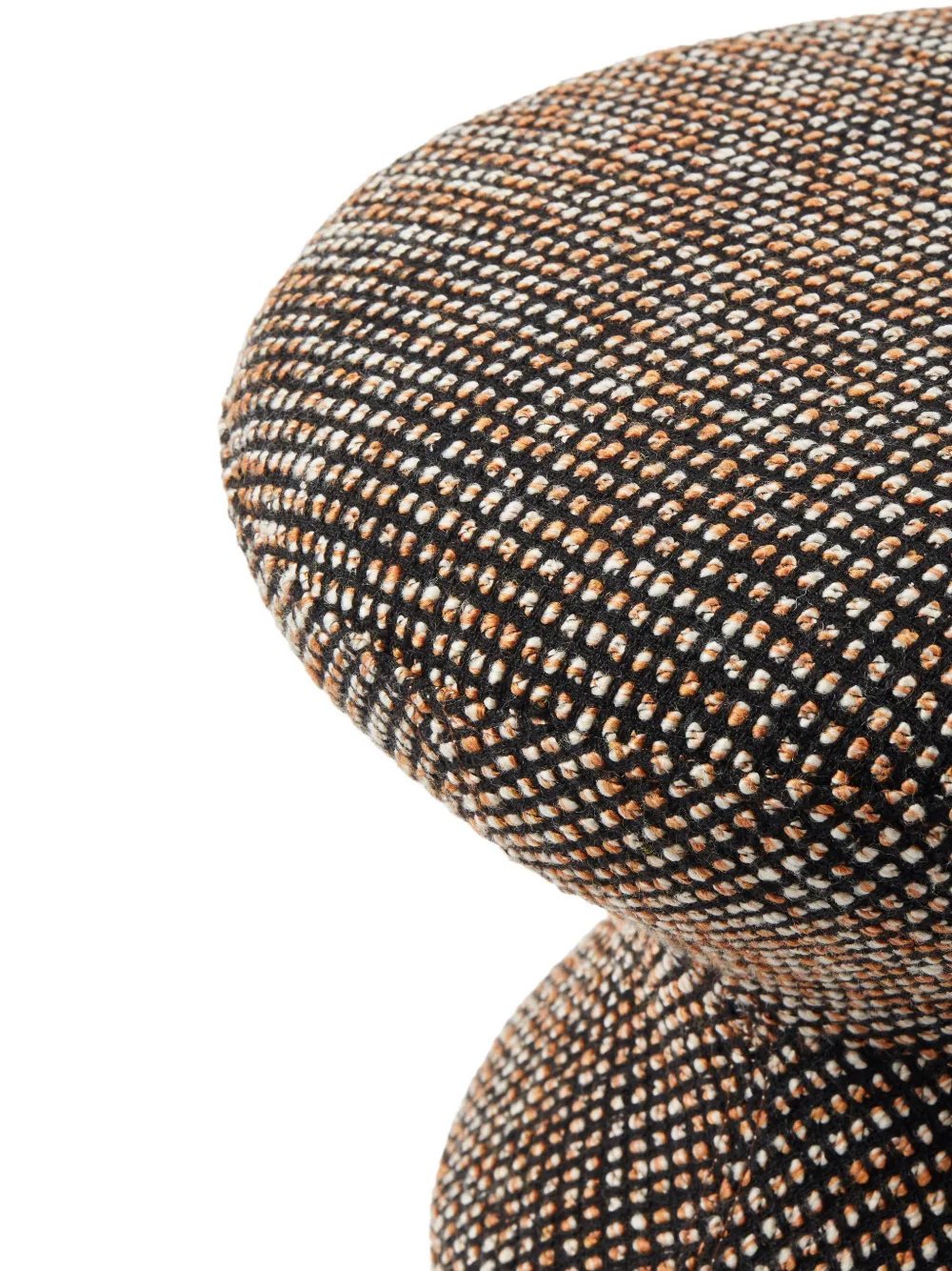 POLSPOTTEN Speckled Soft Zig Zag stool (47 cm) | Chairs & Stools | Image 2