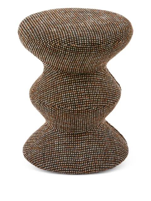 POLSPOTTEN Speckled Soft Zig Zag stool (47 cm)