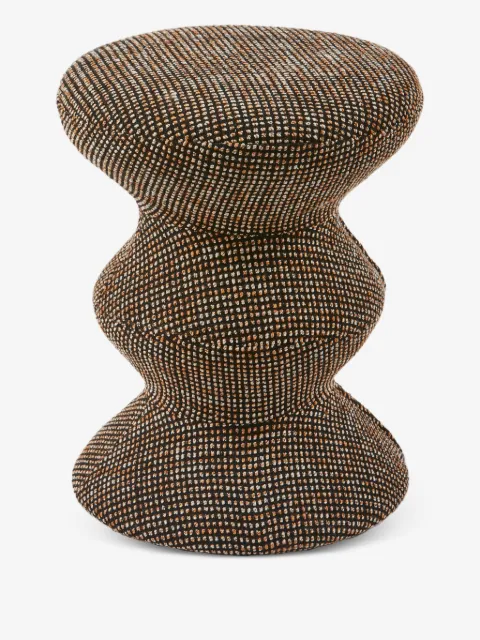 POLSPOTTEN Speckled Soft Zig Zag stool (47 cm)