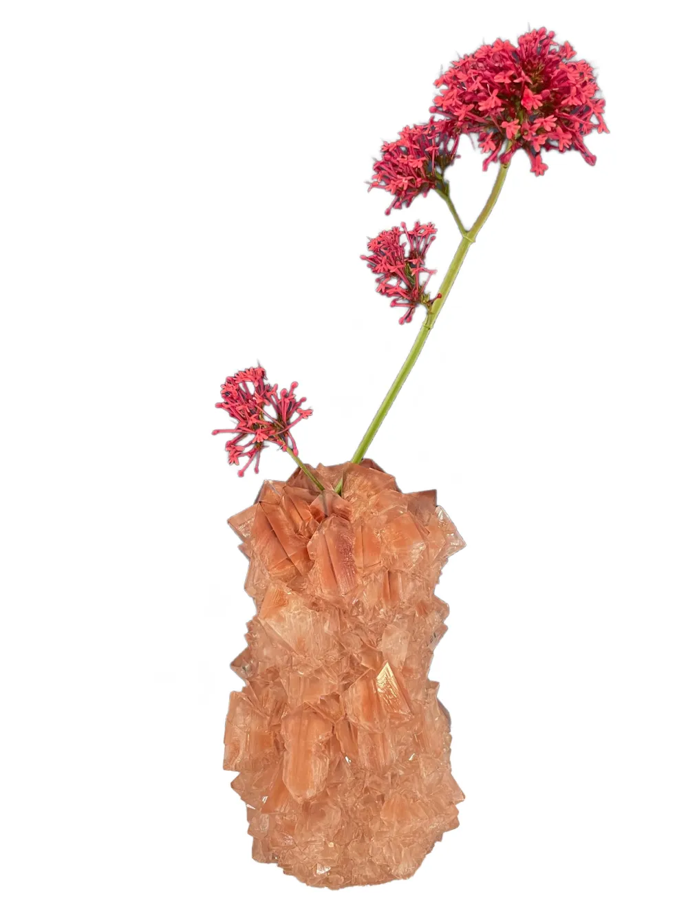 Mineral Series Vases Ivory Uni In Orange