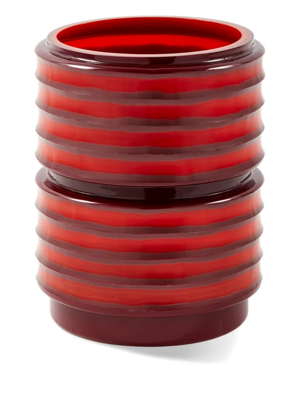 POLSPOTTEN medium Layer vase (27 cm) | Red | Image 1