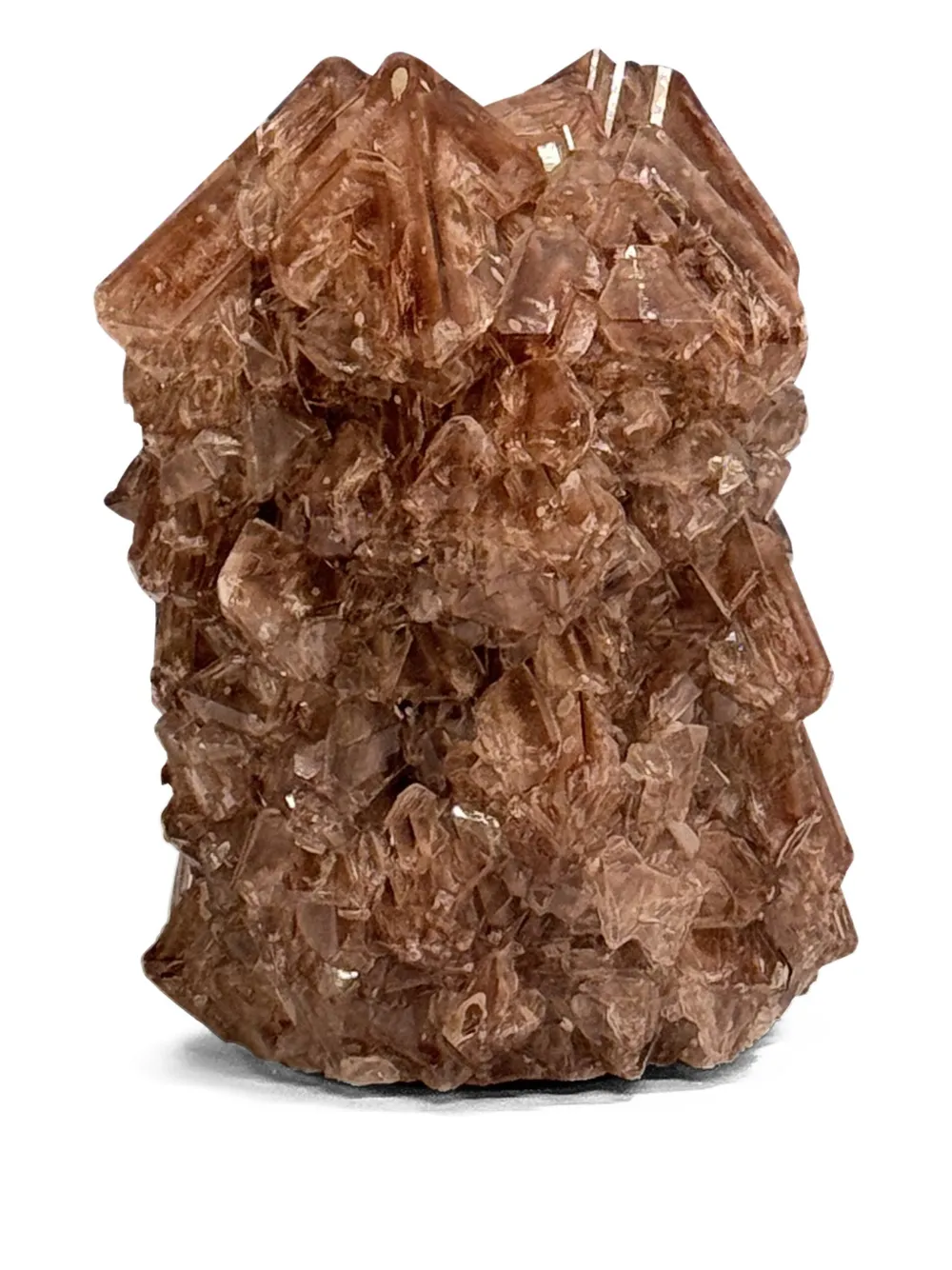 Mineral Series mini Crystal vase (16cm x 10 cm) | Brown | Image 1