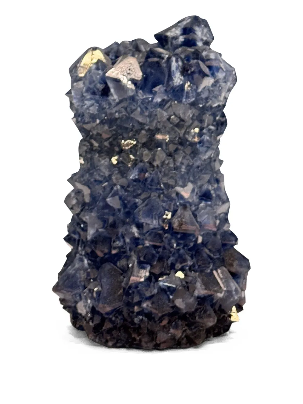 Mineral Series small Crystal vase (22 cm) | Blue | Image 1