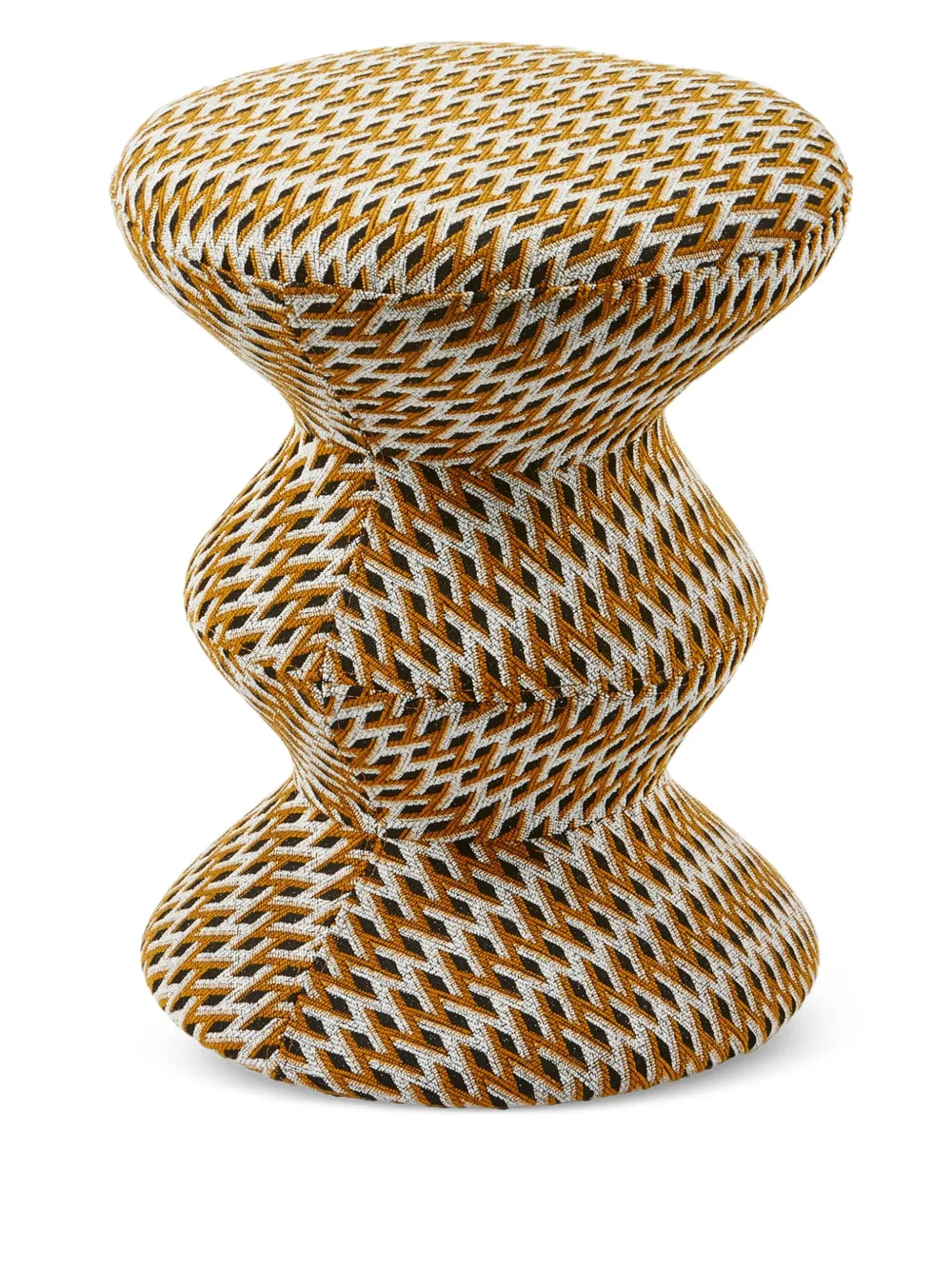 POLSPOTTEN Geo Soft Zig Zag stool (47cm) - Toni neutri