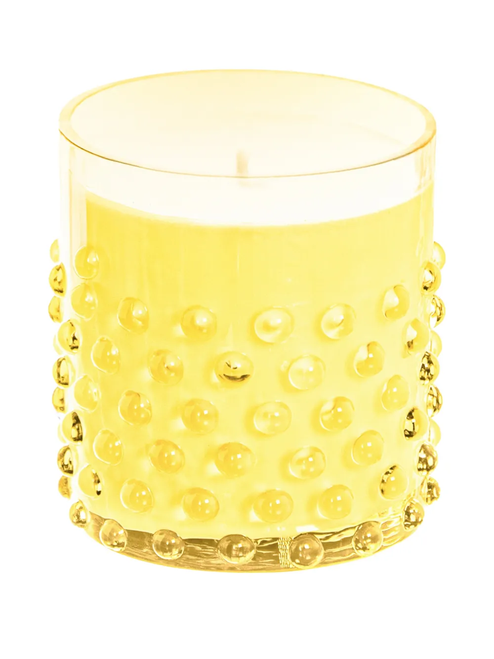 Klimchi Hobnail Piña Colada Candle (180g) In Yellow