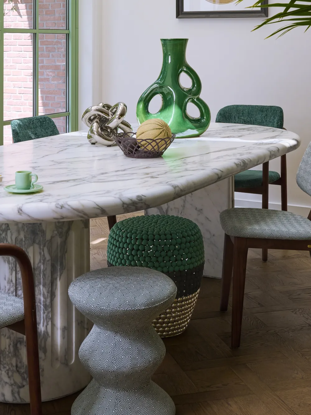 Polspotten Gobi Espresso Cups (set Of Two) In Green