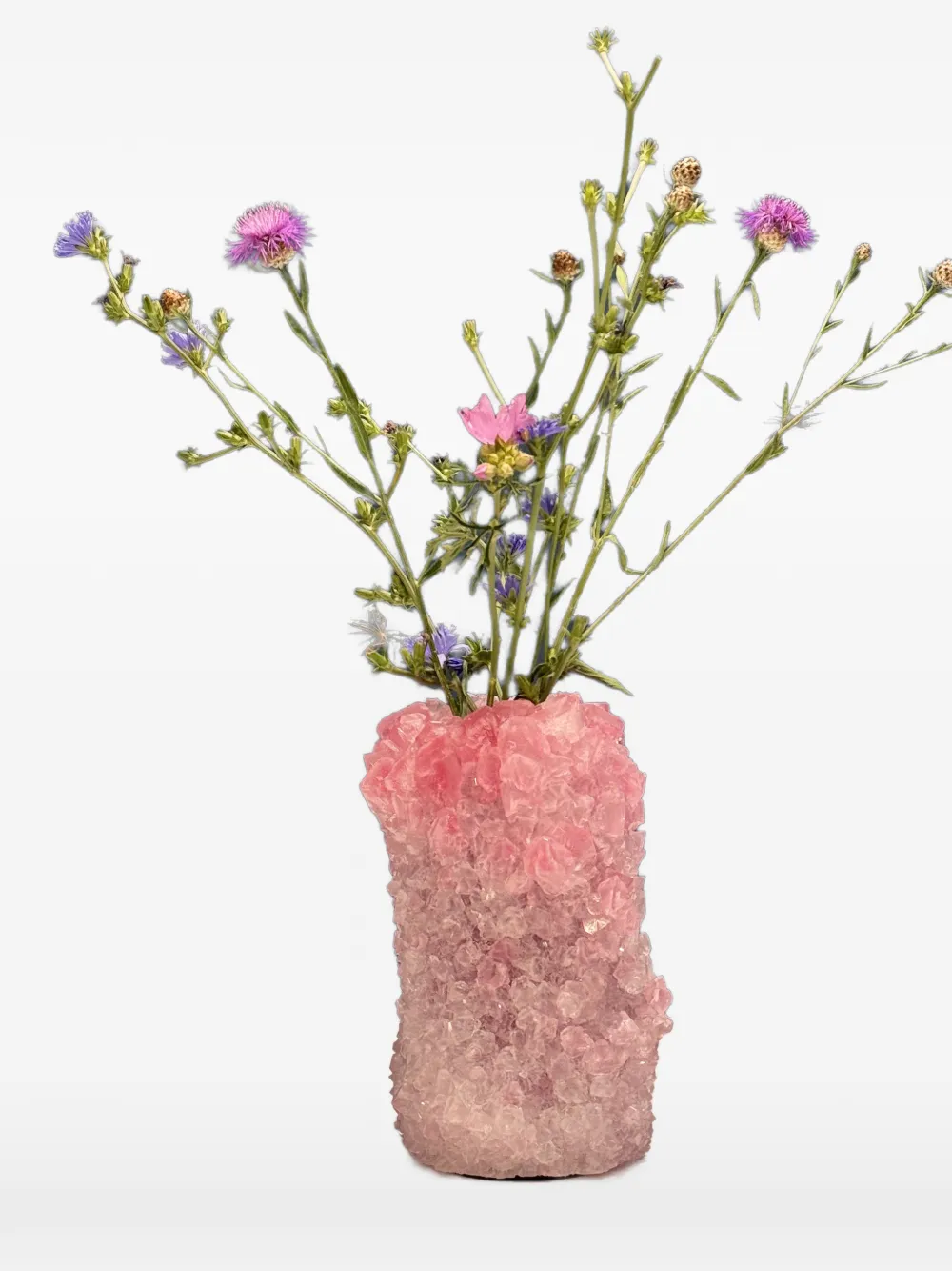 Mineral Series Vases Pink Uni In Pink