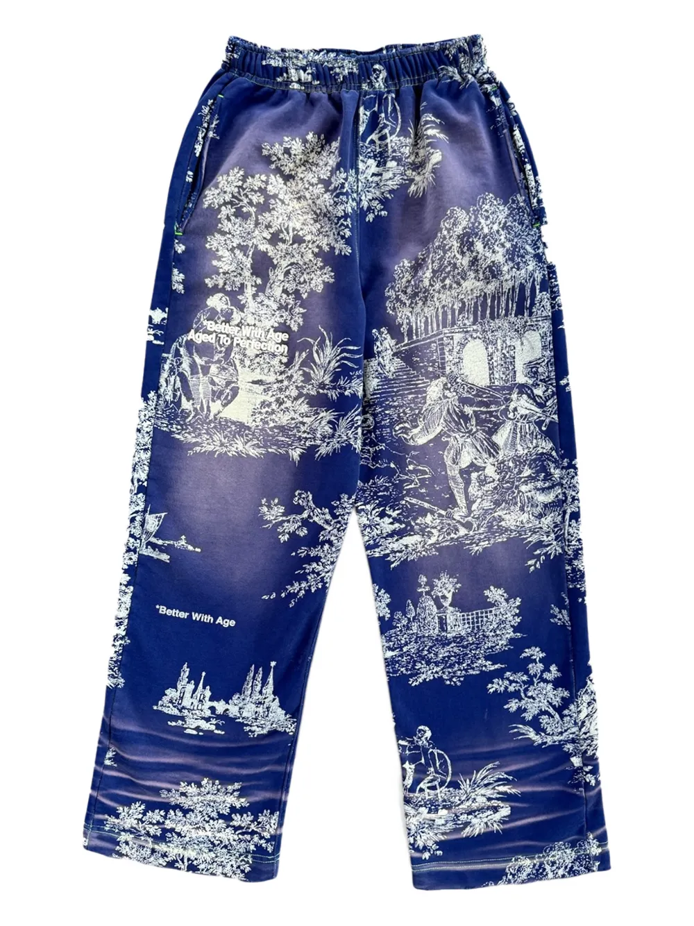 Better with Age  Teresa printed trousers | Blue | Image 1