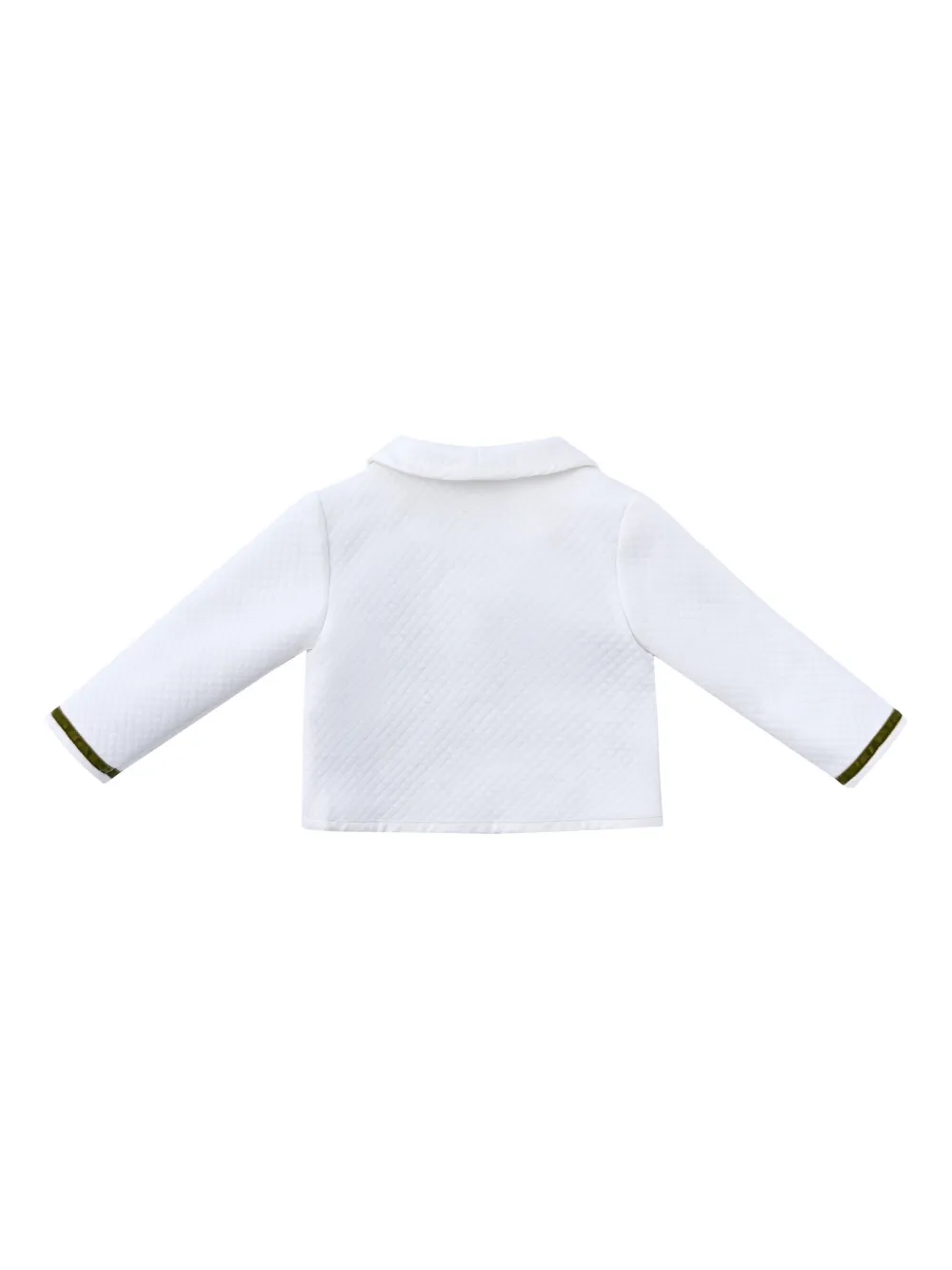  Moustache Button-fastening Babygrow Set (set Of Three) - White 
