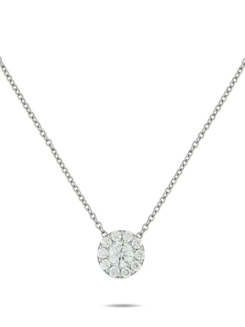 Hearts on Fire 14K white gold diamond necklace