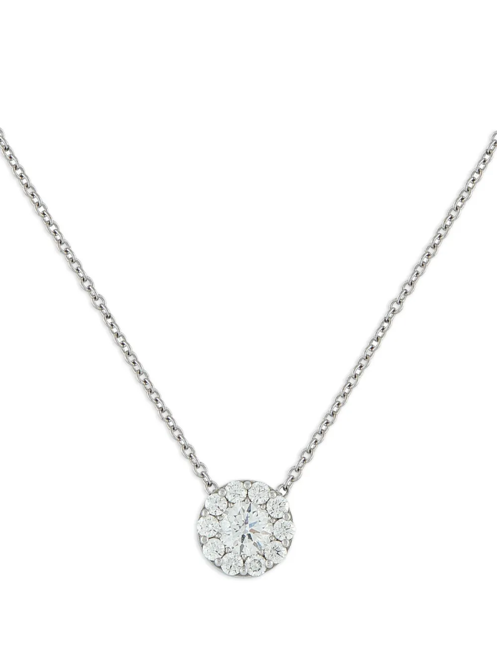Hearts on Fire 14K white gold diamond necklace - Argento