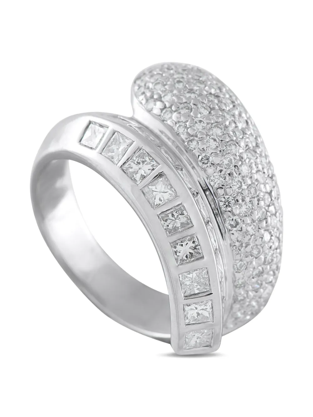 LB Exclusive 18K white gold diamond ring - Argento