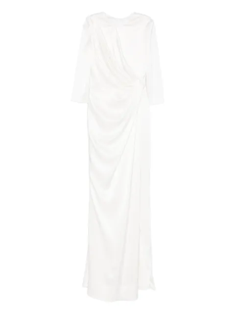 SILK LOVE & LACE vestido largo Zina
