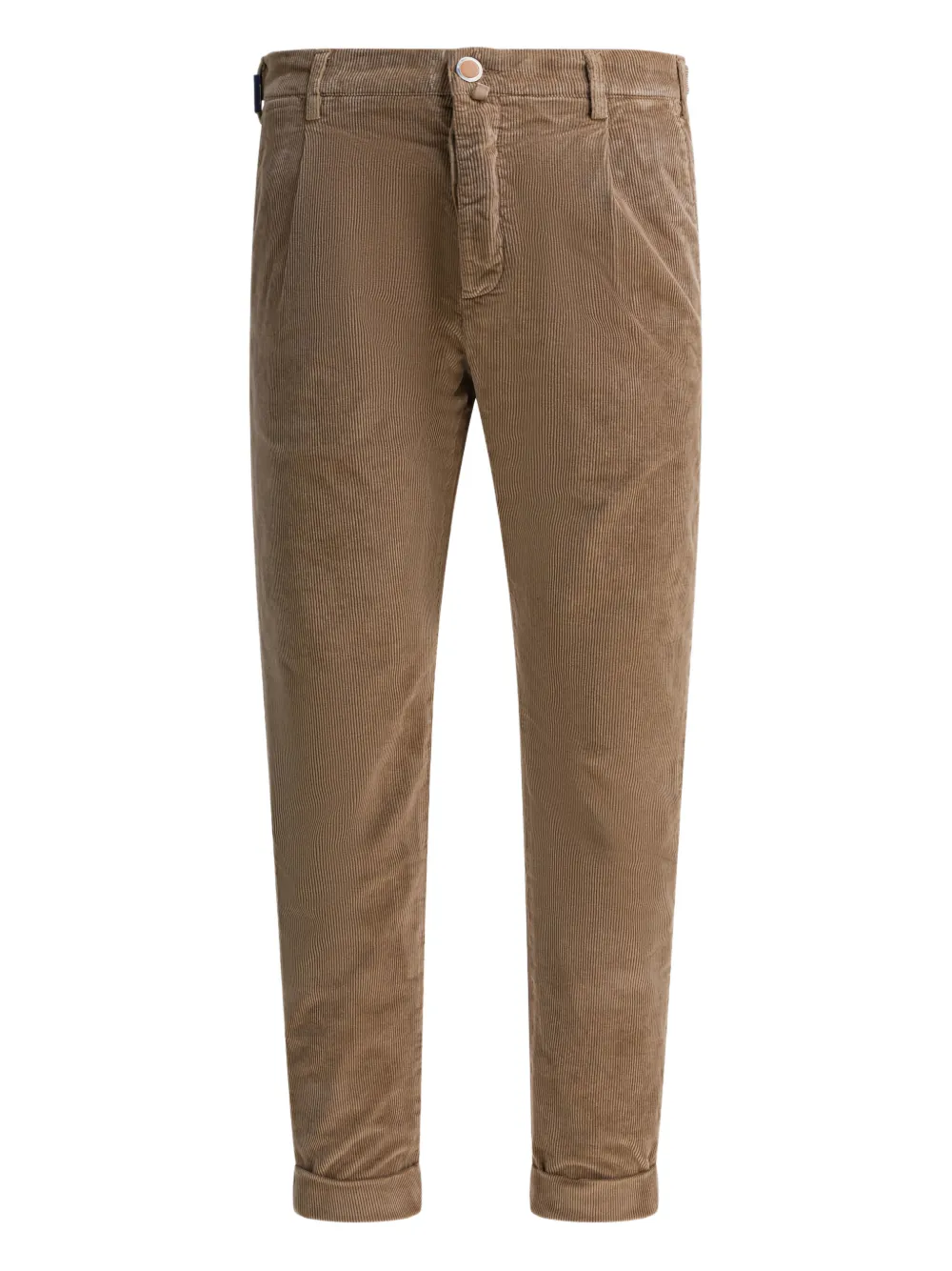 Jacob Cohën Corduroy Pleated Trousers | Brown | Image 1