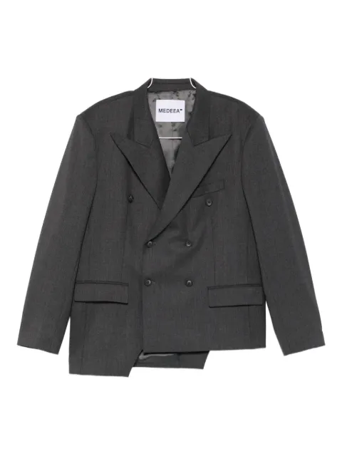 MEDEEA Trapezoid asymmetrical blazer