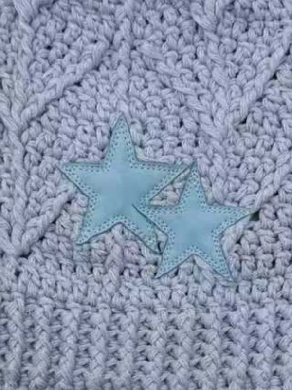 Chrome Hearts star-patch Beanie | Blue | FARFETCH JO display picture 1