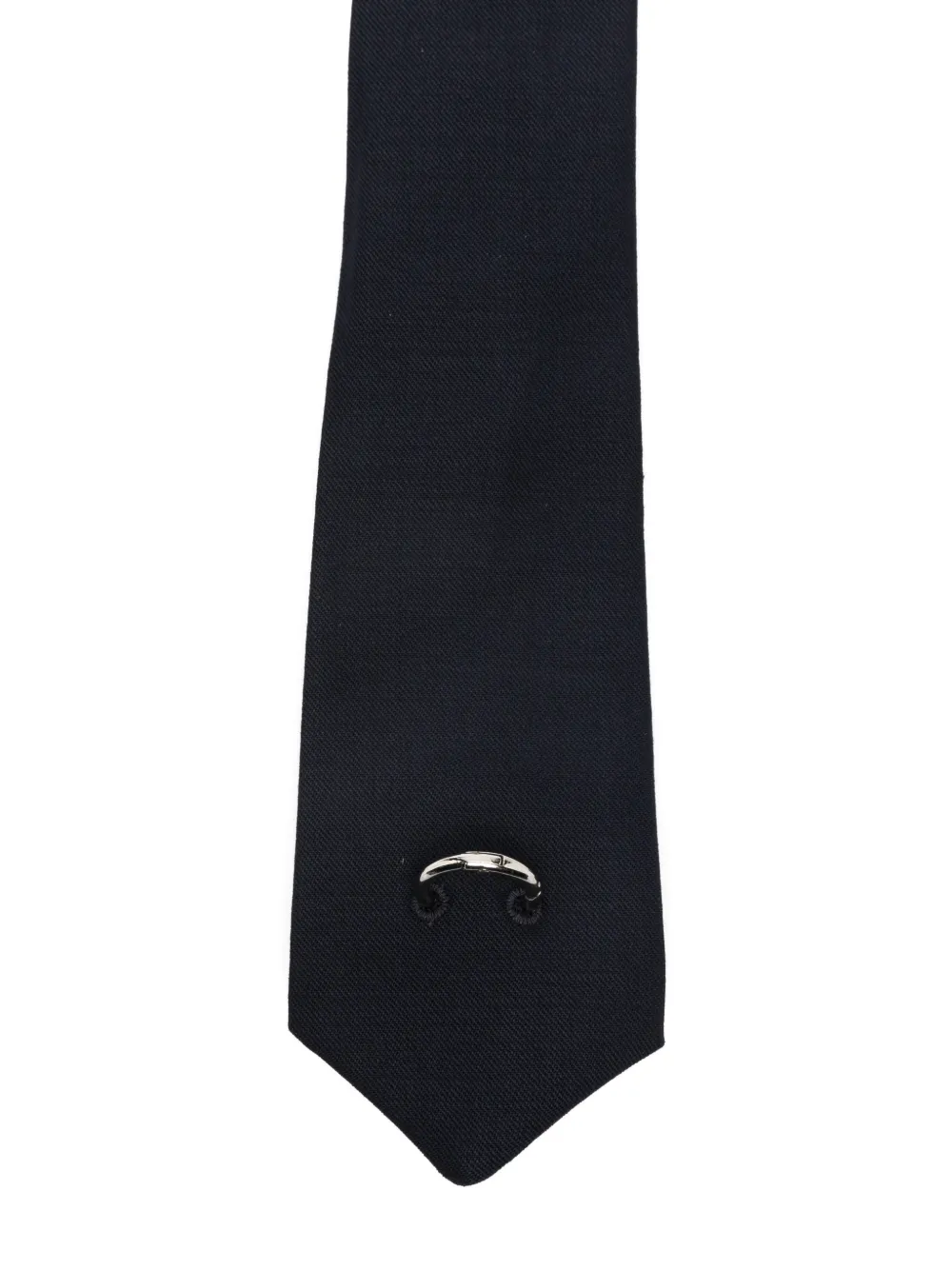 Medeea Ring-detail Tie In Blue