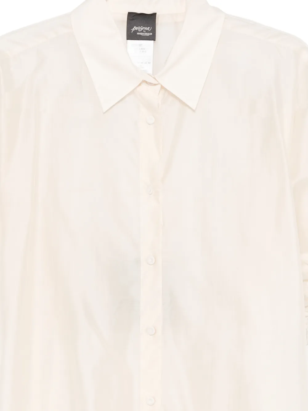  Marina Rinaldi Buttoned Shirt - Neutrals 