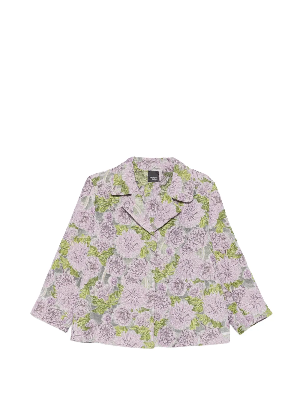 Marina Rinaldi PMRGIRELLO floral jacket - Viola