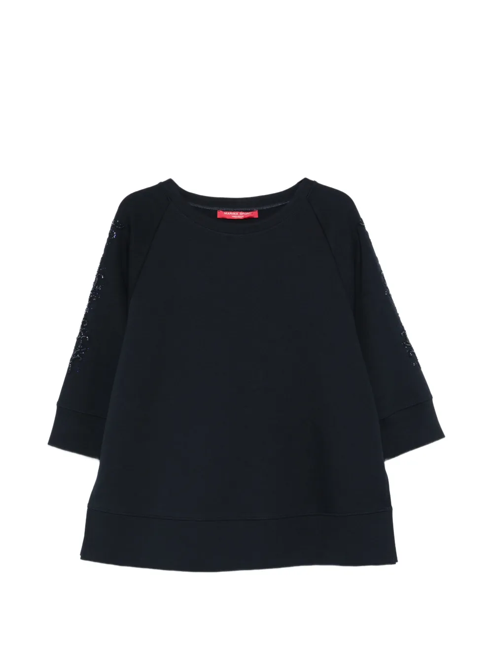 Marina Rinaldi embellished sweatshirt - Blu