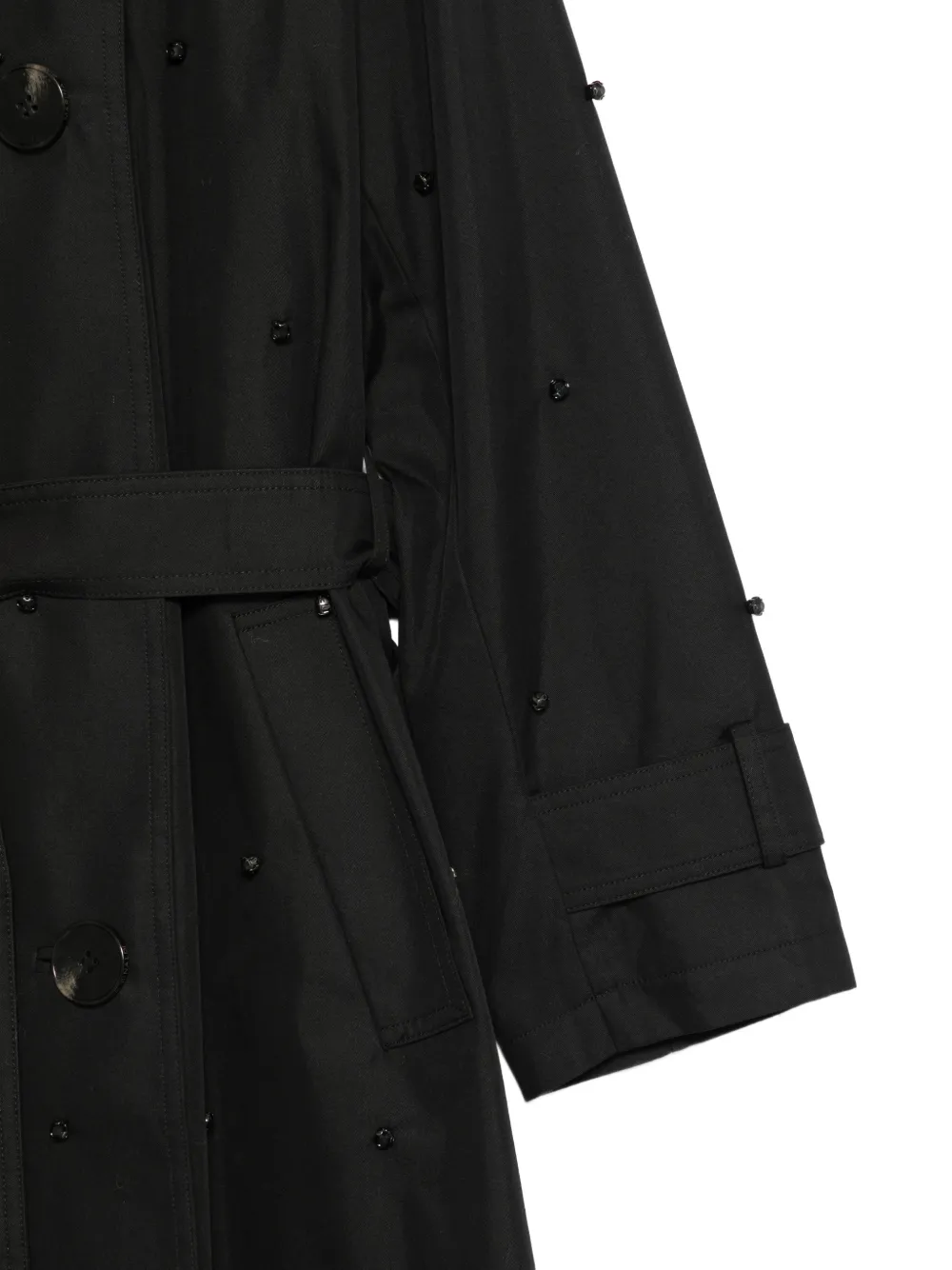 Mrnepoca Beaded Trench Coat