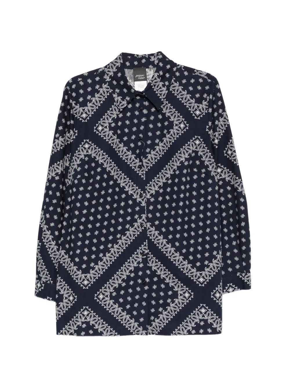 Marina Rinaldi Pmrfuxia patterned shirt - Blu