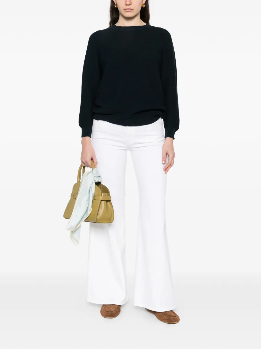  Weekend Max Mara Wkdaere Textured Sweater - Blue 